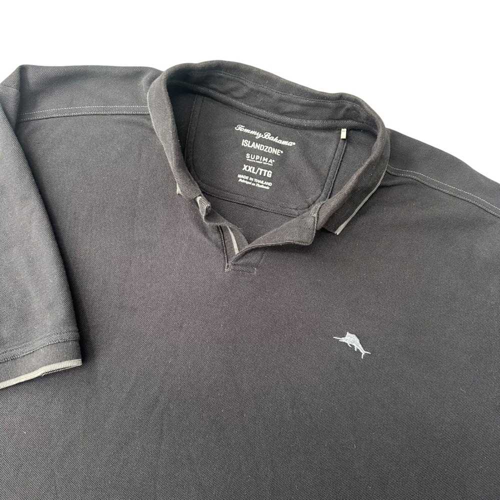 Tommy Bahama Emfielder IslandZone Supima Cotton Polo Shirt Mens XXL Short Sleeve